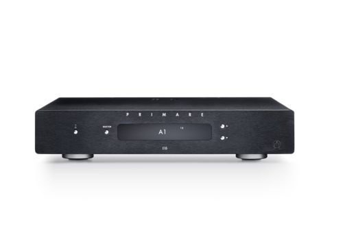 Primare I15 MM sztereó integrált erősítő MM phono fokozattal, fekete