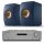 Cambridge Audio AX R100D sztereó rádióerősítő + KEF LS50 Meta polcsugárzó pár, kék