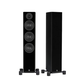   System Audio SA Legend 40.2 Silverback active WiSA floor-standing, four-way, closed speaker, pair, black