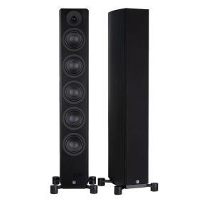   System Audio Legend 60.2 Silverback aktív, WiSA-képes, padlón álló négyutas zárt hangsugárzó pár, fekete (B-Stock)