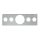 KEF RIF3160L ROUGH-IN 3x160MM RECTANGLE, acél beépítő sablon