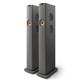   KEF LS60 Wireless aktív vezeték nélüli padlón álló hangfal pár, titánium