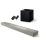 KEF XIO Soundbar (ezüst szürke) + Kube 12 mélyláda (fekete) + KW2 vezeték nélküli adapter